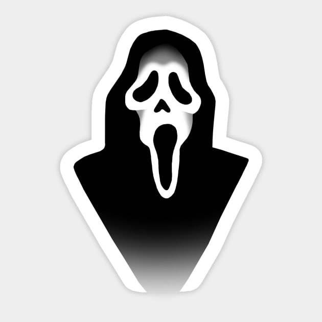 SCREAM Sticker by TEARZZZ404